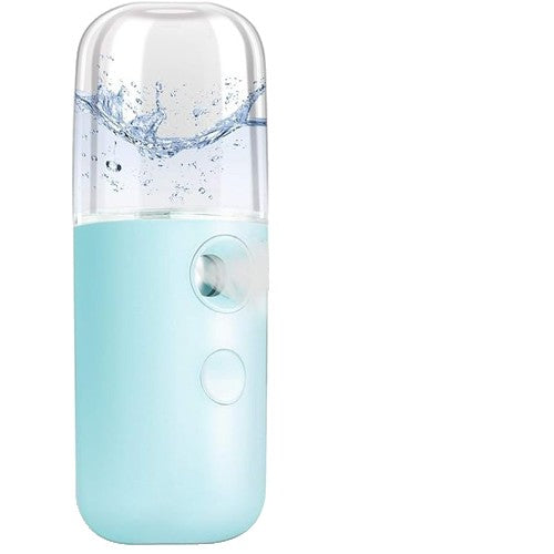 Spray De Hidratare Facialäƒ Cu Tehnologie Nano, Hidratare, Igienizare, Abur Rece, Þncäƒrcare Usb, Capacitate 30 Ml, 10Cm - vivimall.ro