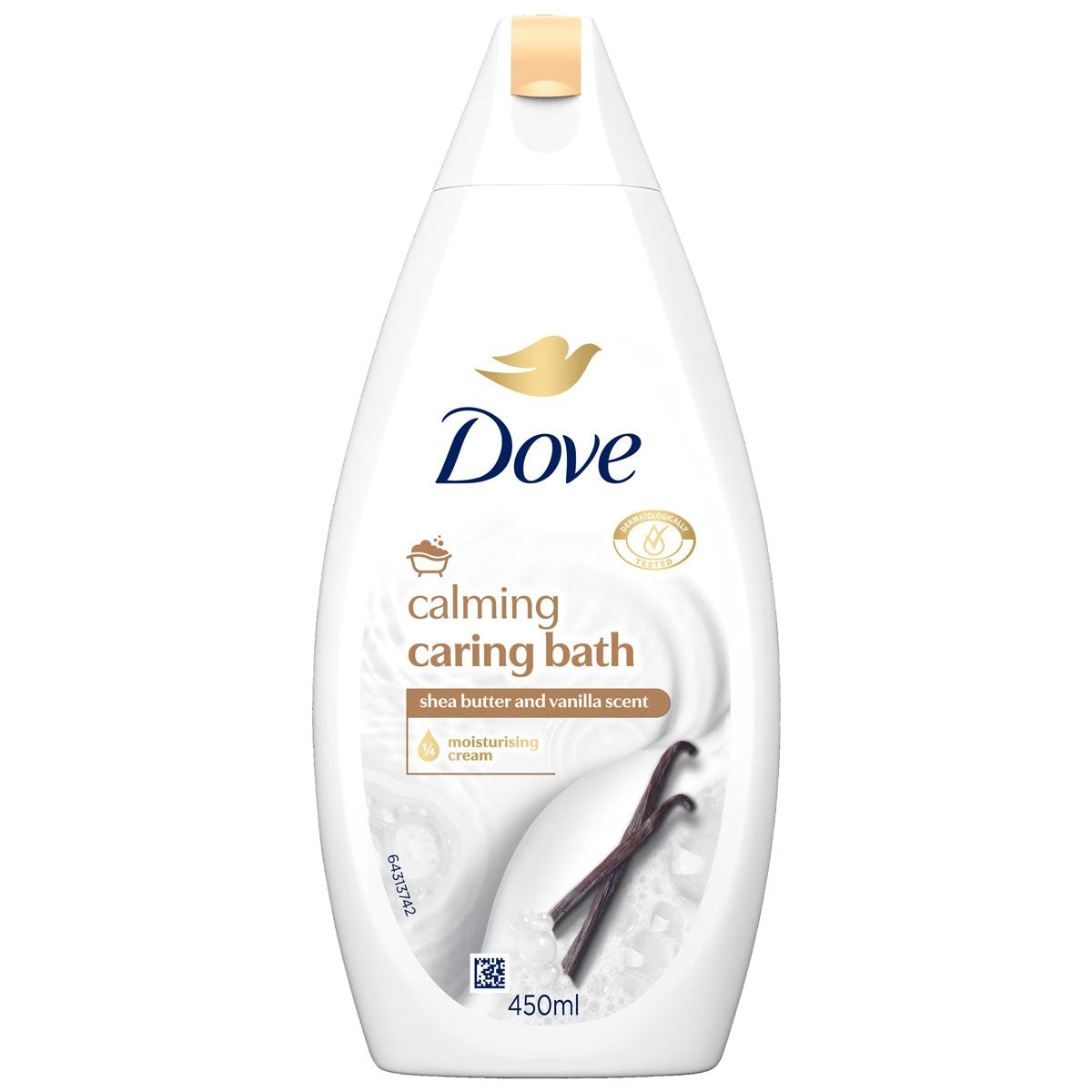 Habszappan, Dove, Fürdő 450 ml Shea Butter With Warm Vannila