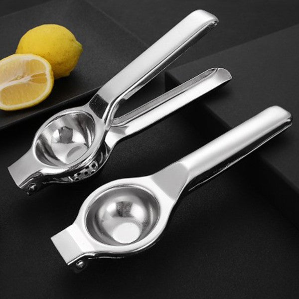 Storcator de Citrice Manual, Vivimall, Storcator de Fructe Moi, Rezistent, Usor de Folosit si Depozitat, Durabil, Calitativ, 20.5 x 7cm, Inox, Argintiu - vivimall.ro