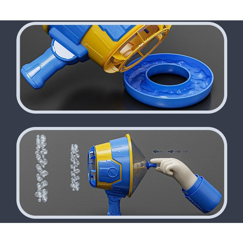 Suflator de Baloane, Flippy, din Plastic, Functie de Suflare si de Facut Baloane, 4-6 Ani, 30.4 x 14.2 x 22.2 cm, Albastru - vivimall.ro