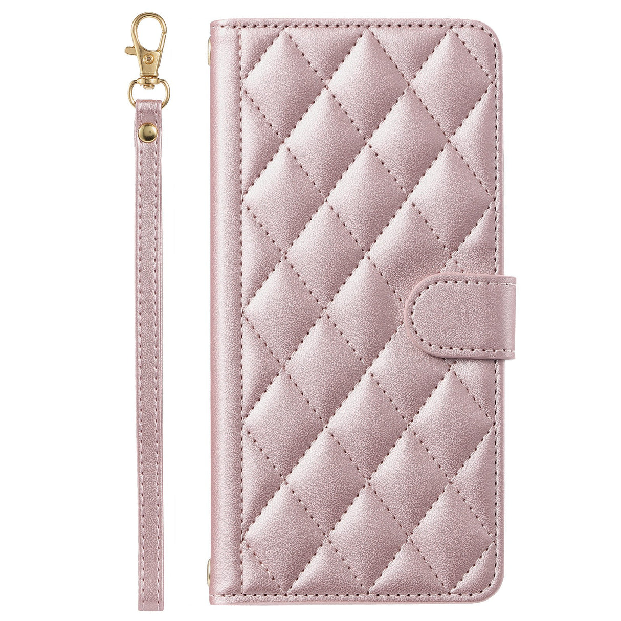 Husa de Protectie Tip Carte, Vivimall, pentru Apple iPhone 15 Plus, Model cu Suport si Capsa, Antisoc, Rezistenta la Impact, Protectie Camera, Roz - vivimall.ro