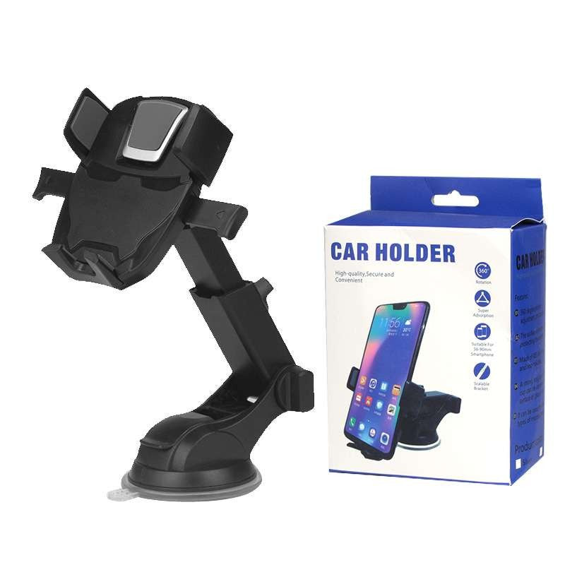 Suport auto Flippy 3rd pentru telefon, Negru - vivimall.ro