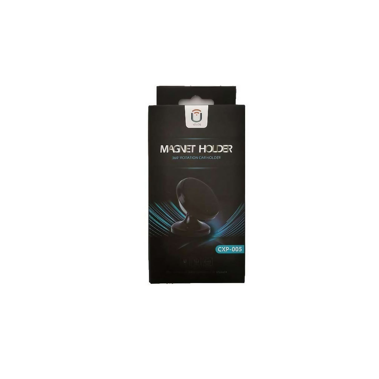 Suport Auto Magnetic Vivimall, pentru Telefon BK1, Rotire 360 grade, Negru - vivimall.ro