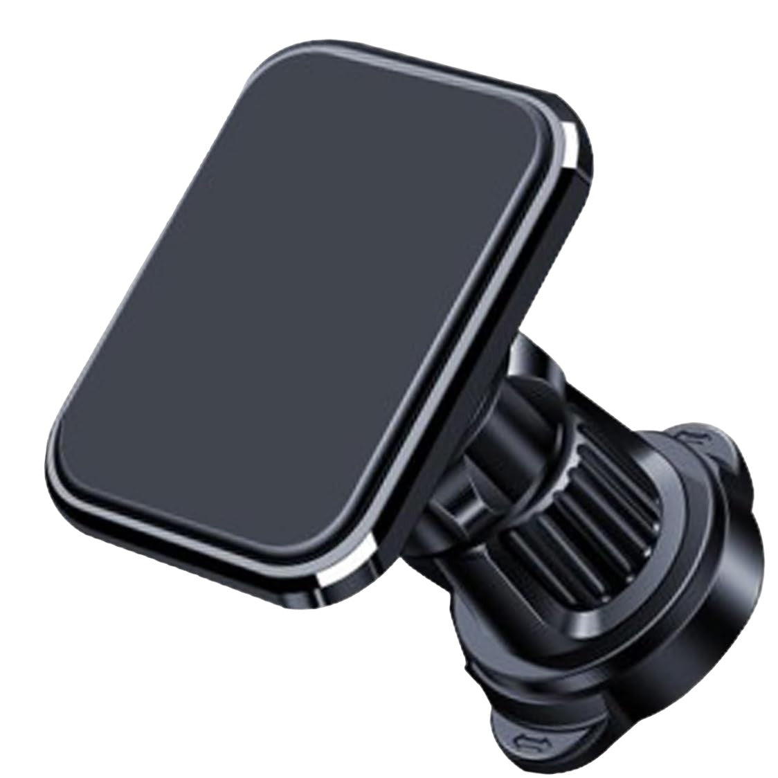 Suport Auto pentru Telefon, Vivimall, MagSafe, cu Magnet, Prindere Grila de Ventilatie, Detalii Fine, Rotativ 360 de Grade, Plastic Magnet Silicon, 5.1x3.9 cm, Negru - vivimall.ro