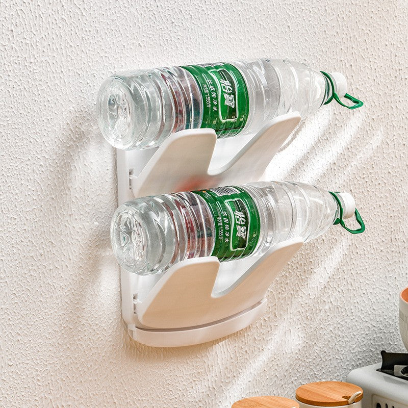 Suport de Bucatarie, Vivimall, pentru Capace/Tocatoare, din Plastic, Colectare Apa Scursa, Montare fara Perfoarare, 33.3 x 20.7 x 3.5 cm, Alb - vivimall.ro