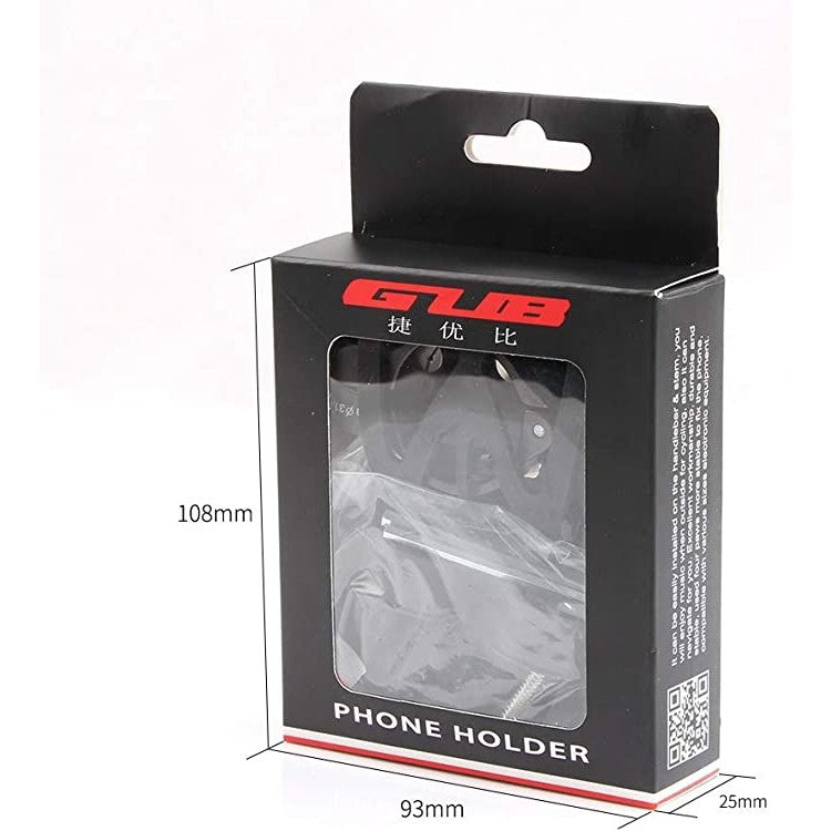 Suport de telefon pentru bicicleta/motocicleta/scuter/trotineta, GUB G-85SL Negru - vivimall.ro