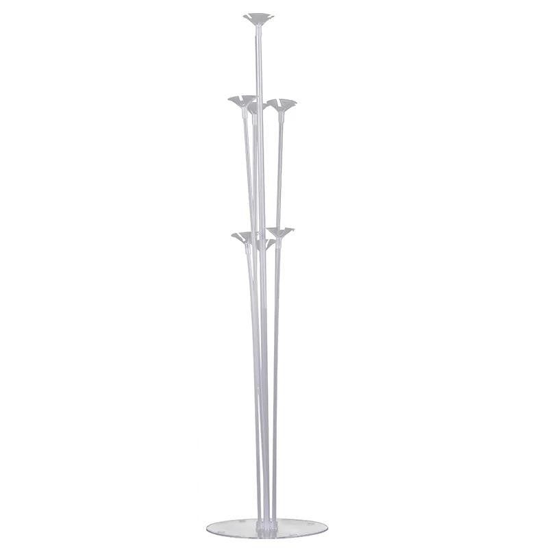 Suport pentru Baloane, Vivimall, cu Trei Straturi, pentru 7 Baloane, 70 cm, Transparent - vivimall.ro