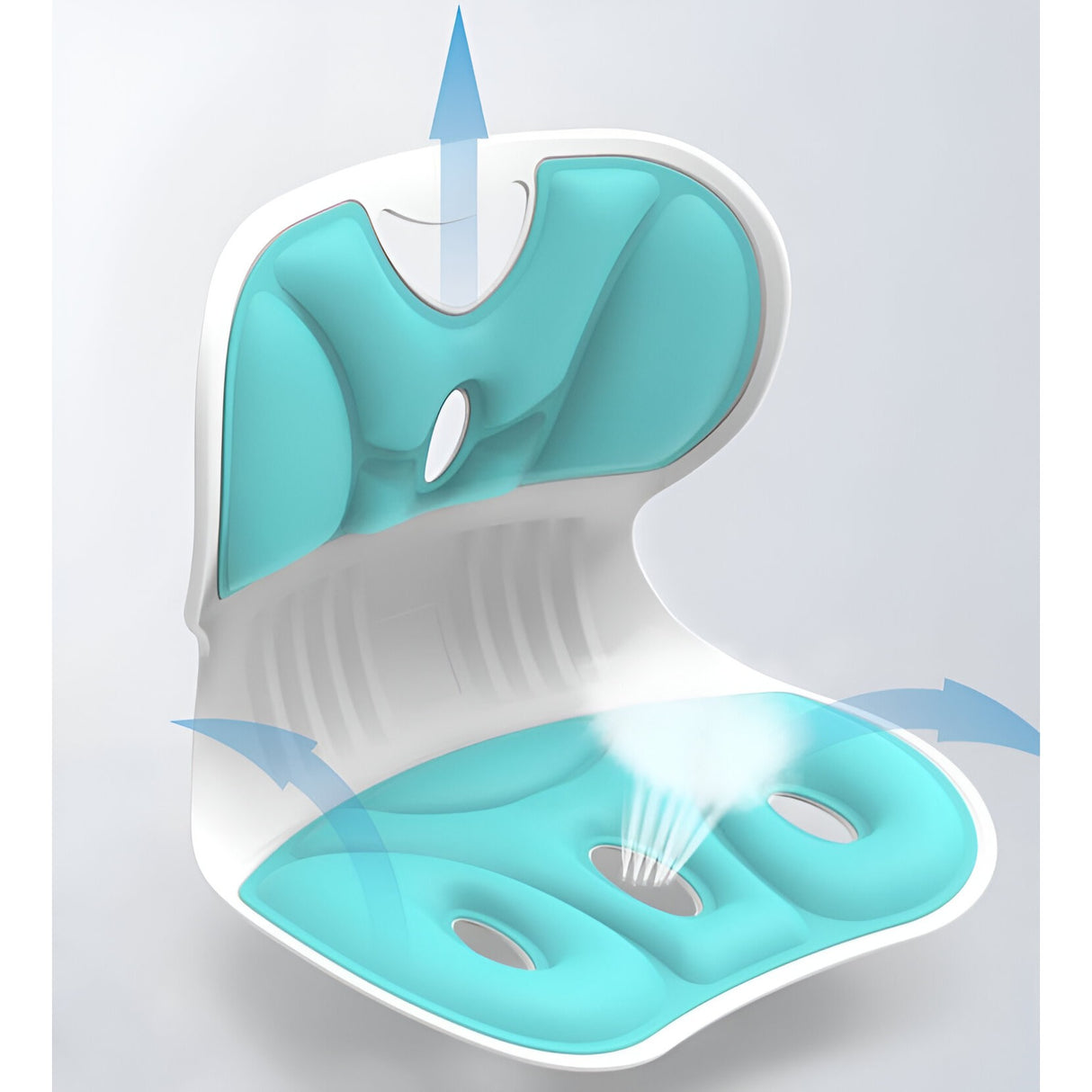 Testtartásjavító széktámasz L-es méret | BackRelief 1