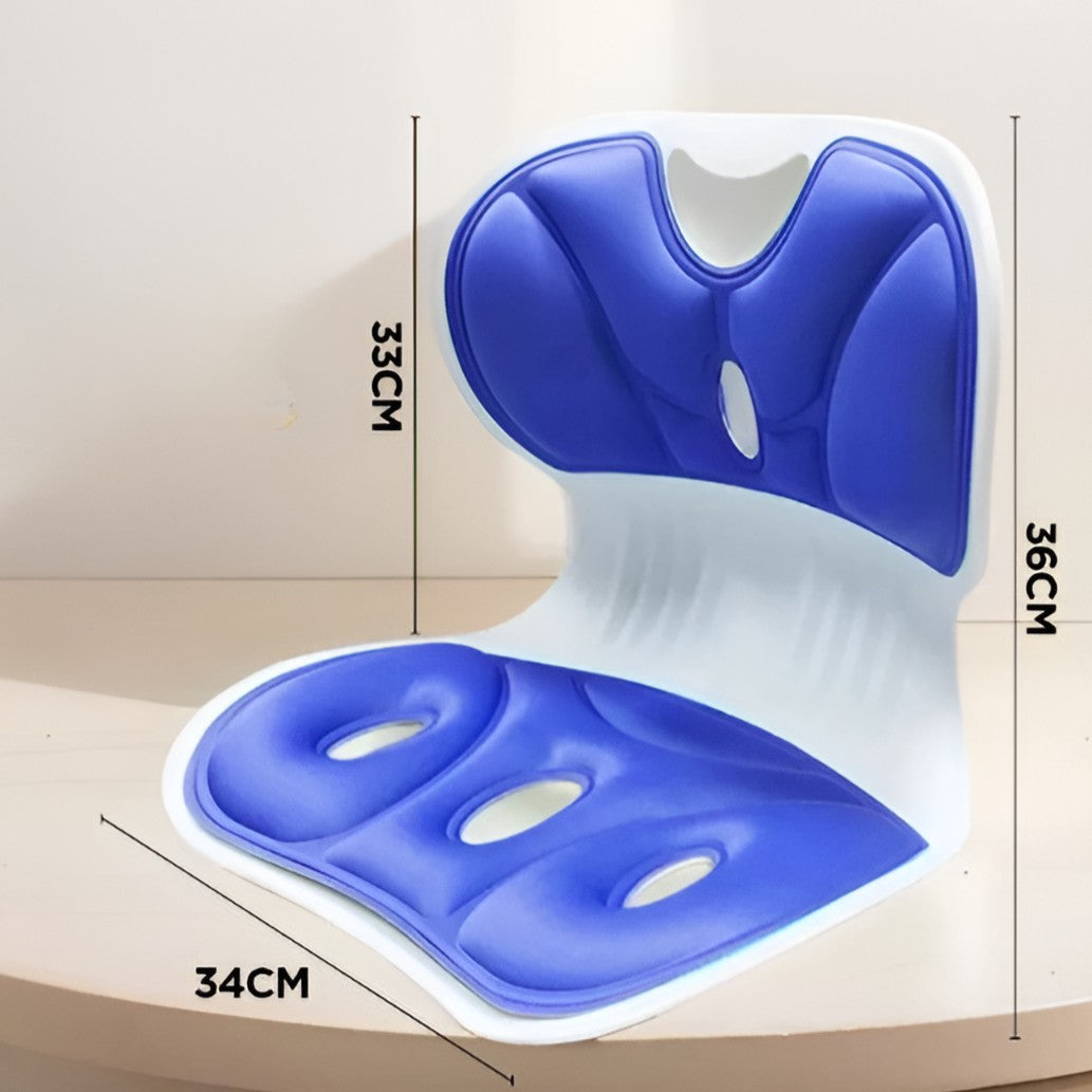 Suport Pentru Scaun, Pentru Corectarea Posturii, Portabil, Ergonomic, Ameliorare Durere, Respirabil, 36X34X33 Cm, Marime L - vivimall.ro