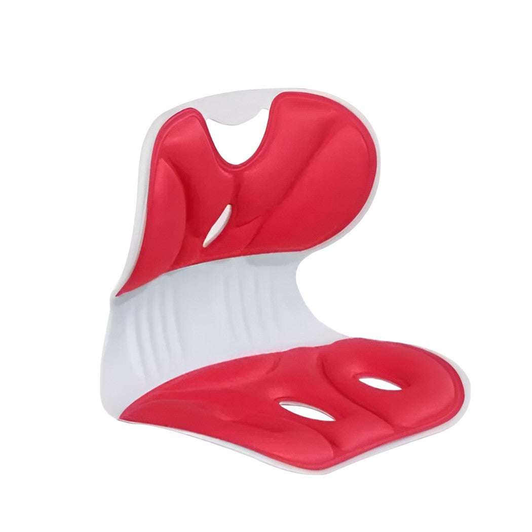 Suport pentru Scaun, Vivimall, pentru Corectarea Posturii, Portabil, Ergonomic, Ameliorare Durere, Respirabil, 36x34x33 cm, Marime L, Rosu - vivimall.ro