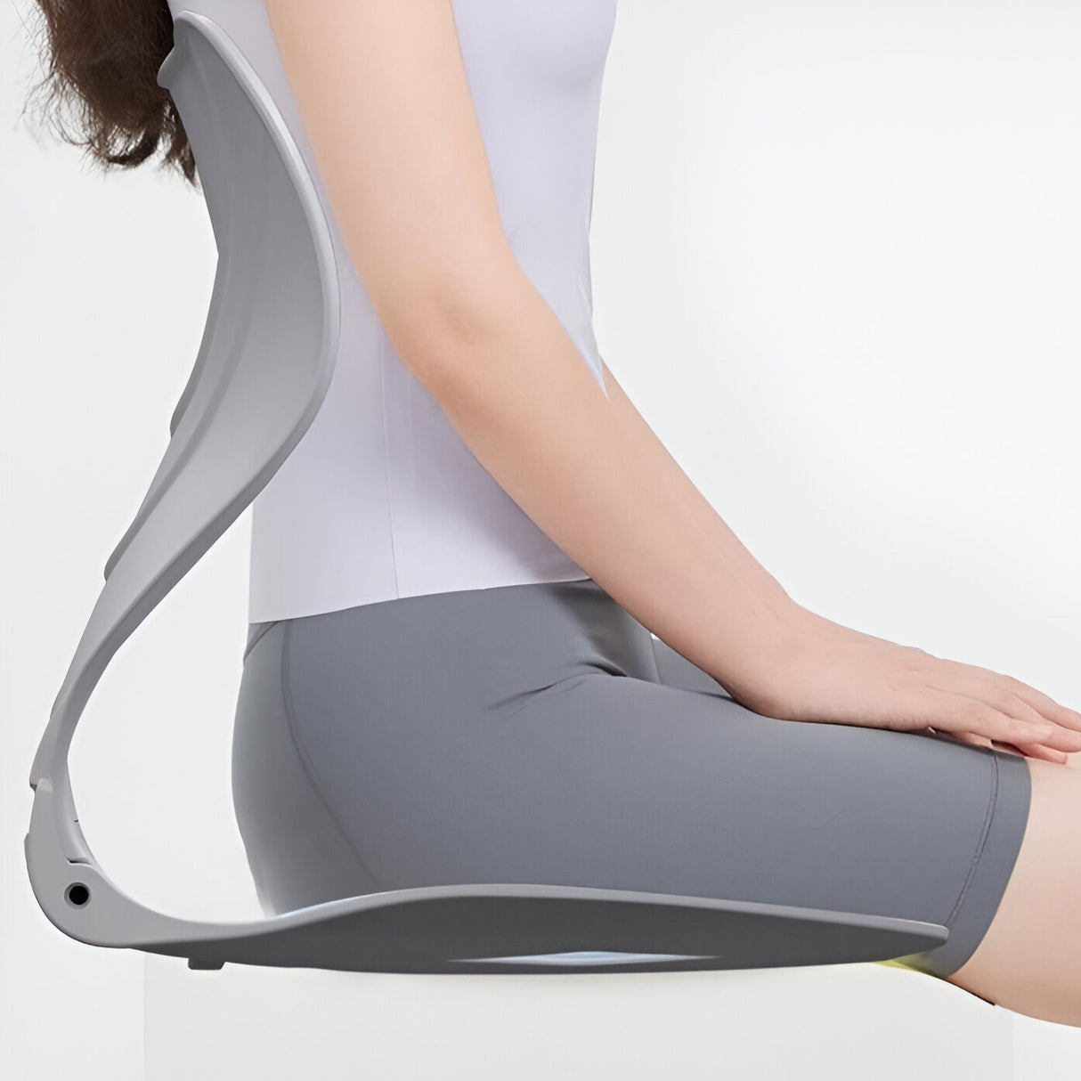 Suport pentru Scaun, Vivimall, pentru Corectarea Posturii, Portabil, Pliabil, Ergonomic, Ameliorare Durere, Respirabil, 35x32x30 cm, Marime L, Model Rachete, Albastru - vivimall.ro