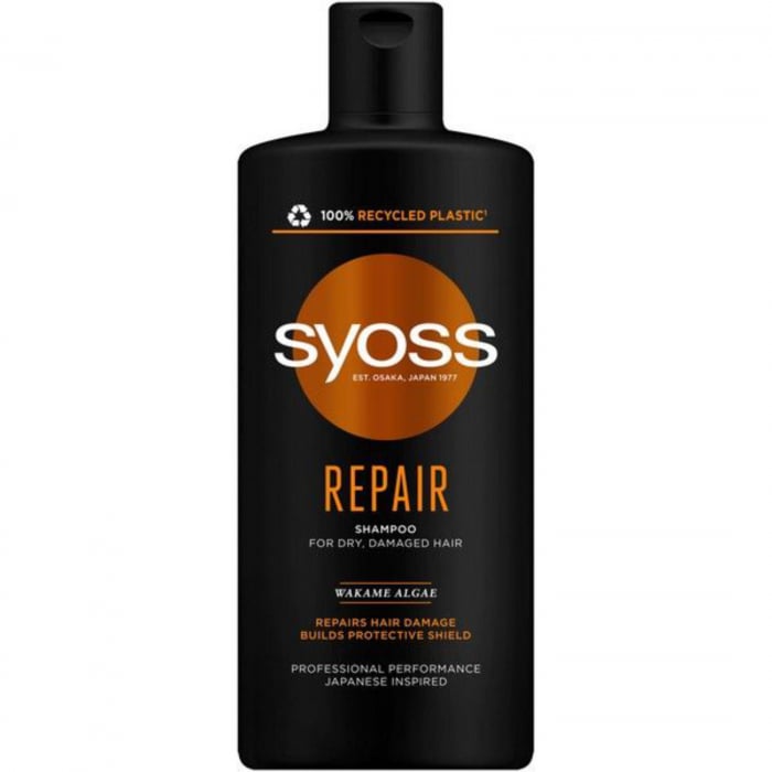 Șampon SYOSS Repair pentru păr deteriorat, 440 ml - vivimall.ro