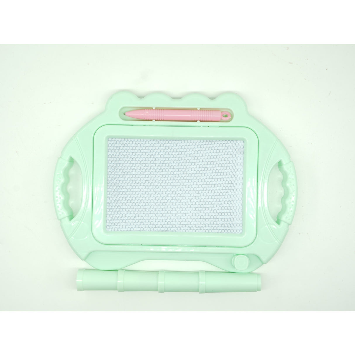 Tabla Magnetica pentru desen Vivimall, Pix, forma dreptunghi, dimensiuni 23x17 cm, Dezvolta Creativitatea, cu picioare suport, Verde, Resigilat - vivimall.ro