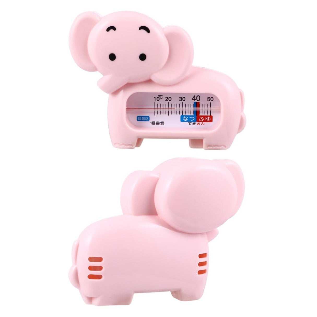 Termometru pentru Baie, Vivimall, Plutitor, Rezistent la apa, Multifunctional, Model Elefant, 11.5x9x2 cm, Roz - vivimall.ro