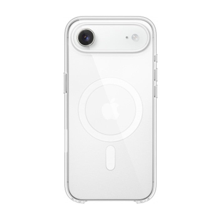 Husă iPhone 17 Air transparentă din silicon și TPU cu suport MagSafe, vedere frontală, model Vivimall