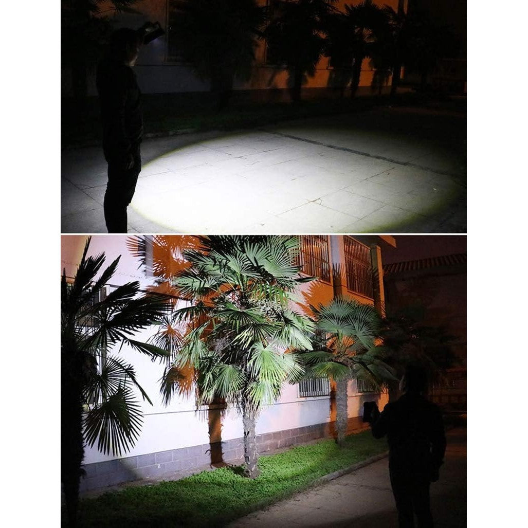 Multifunkciós Elakadásjelző Háromszög, LED Zseblámpa, Vízálló IP65, 800 Lm, 2 X AA, Telefontöltési Funkció, USB és Micro USB, Cob 33