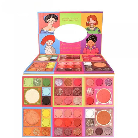 Trusa De Machiaj, Paleta De Farduri Kevin&Coco Cu 42 De Culori Pigmentate - vivimall.ro