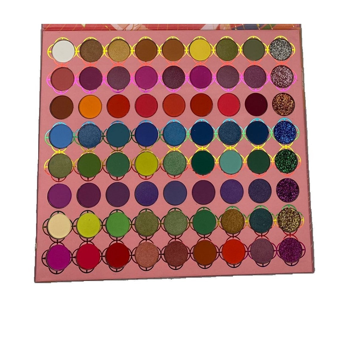 Trusa De Machiaj, Paleta De Farduri Oulanao Cu 72 De Culori Pigmentate - vivimall.ro