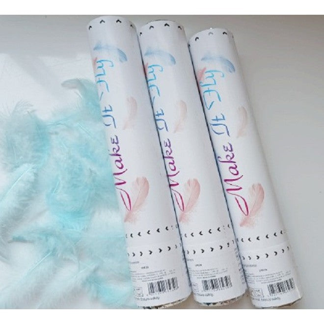 Tub de Confetti, Vivimall, Model Pene, 27 cm, Make It Fly, Bleu - vivimall.ro