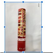 Tub de Confetti, Vivimall, Party Popper, 20x5 cm, Confetii Panglici din Plastic, Multicolor - vivimall.ro