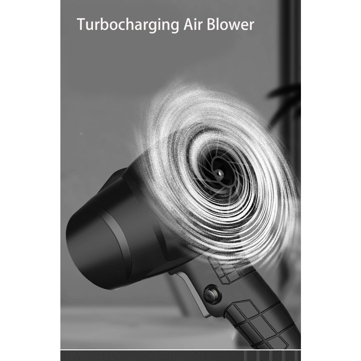 Suflanta de Aer Multifunctionala Portabila, Vivimall, Incarcare Auto, pentru Gratar, Masina, Indepartare Frunze si Praf, 1500 mAh, Viteta de Rotatie 25000 RPM, 2 Baterii de Li si Incarcator, Negru - vivimall.ro