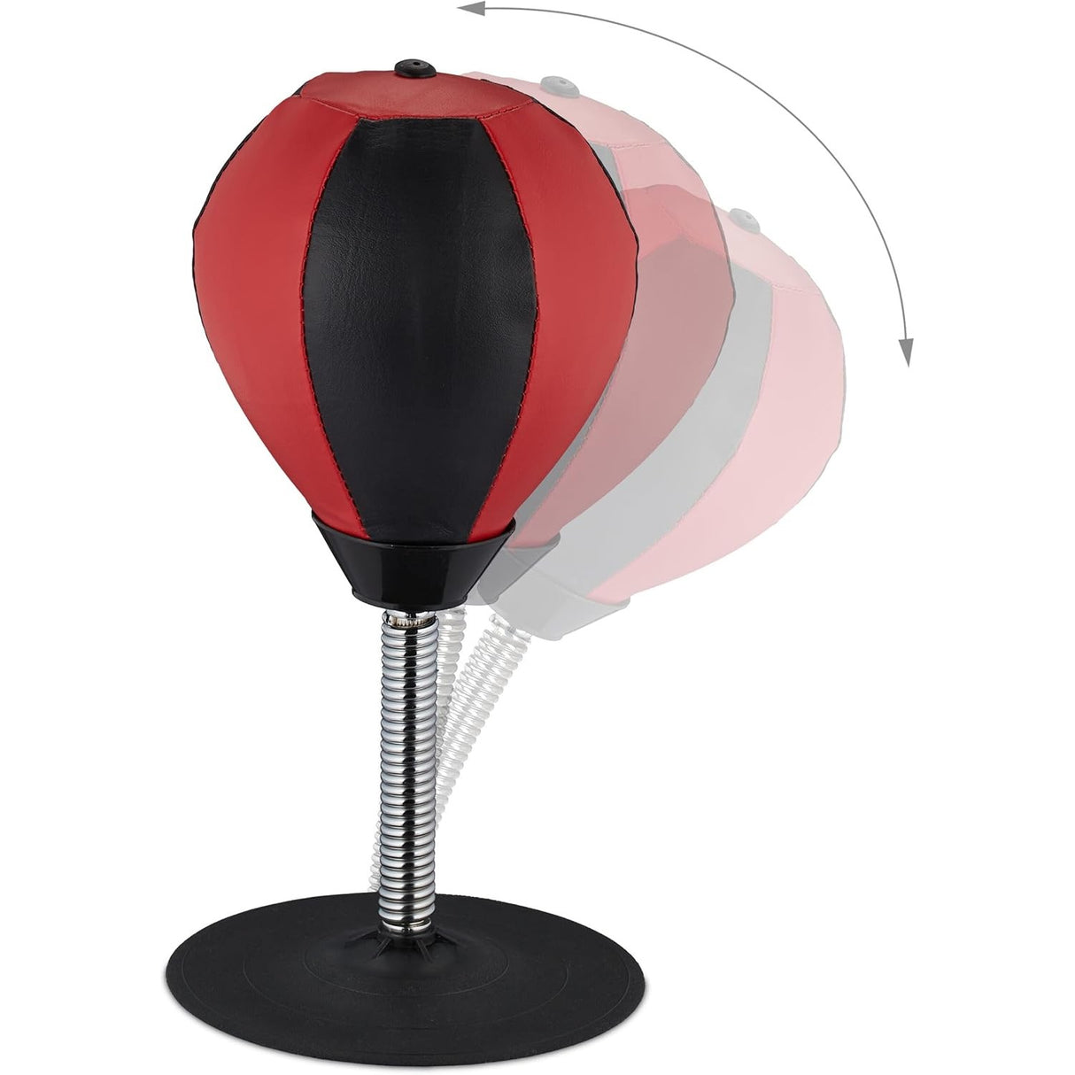 Jucarie Interactiva, Vivimall, Model Sfera de Box cu Suport de Masa, Inaltime Reglabila, +3 Ani, 10.5 x 20 x 23.5 cm, Rosu/ Negru - vivimall.ro