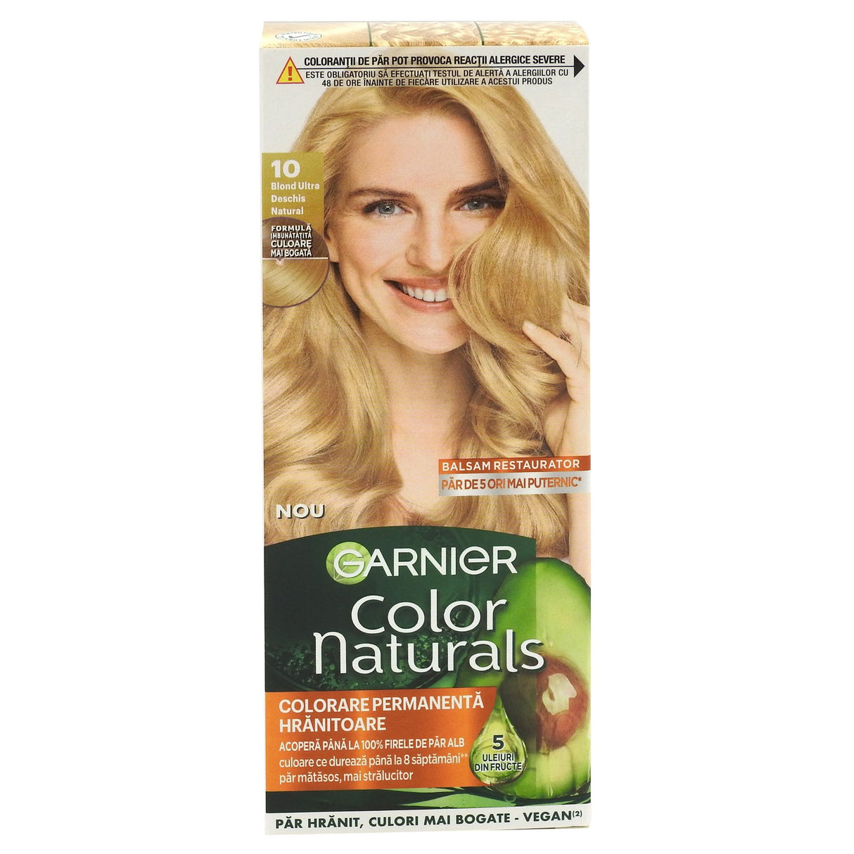 Hajfesték, Garnier Color Naturals, 10 Természetes Világos Szőke