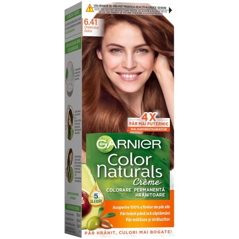 Hajfesték, Garnier Color Naturals, 6/41 Édes Borostyán Árnyalat