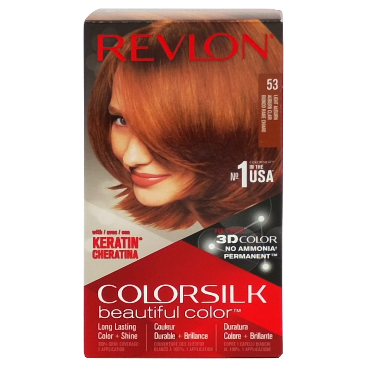 Hajfesték, Revlon Color Silk, 53 Világos vörösesbarna