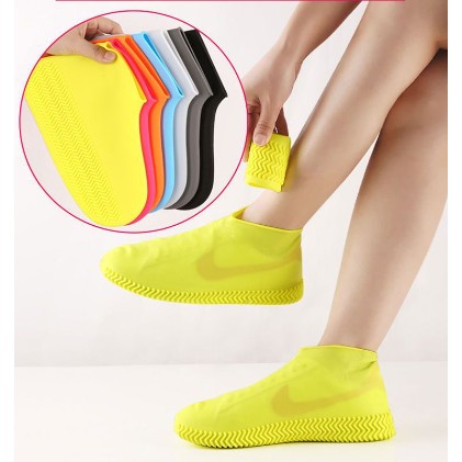 Husa Incaltaminte, Vivimall, Impermeabila, Antiderapanta, din Latex, 13 x 13 x 2 cm, Marime L 41-47 cm, Albastru - vivimall.ro