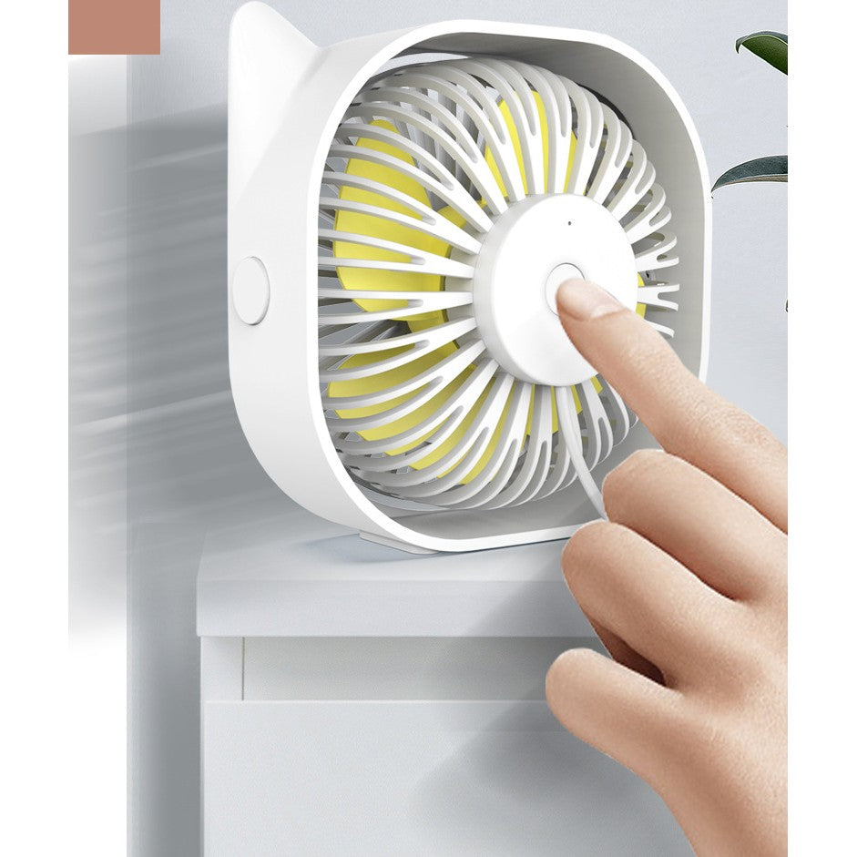 Mini ventilator birou USB | DeskBreeze - vivimall.ro