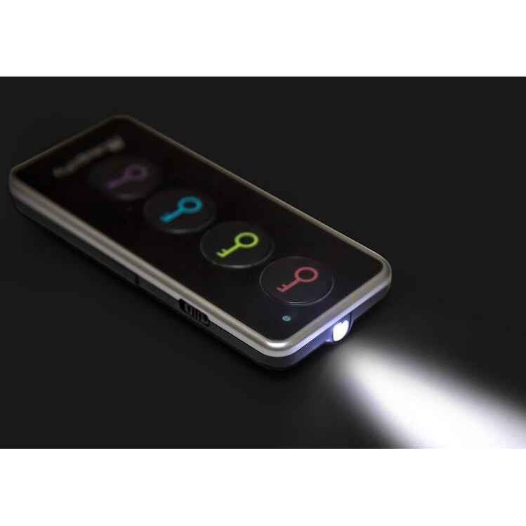 Set găsitor de chei wireless Vivimall, 4 receptoare multicolor și emițător, prezentare față