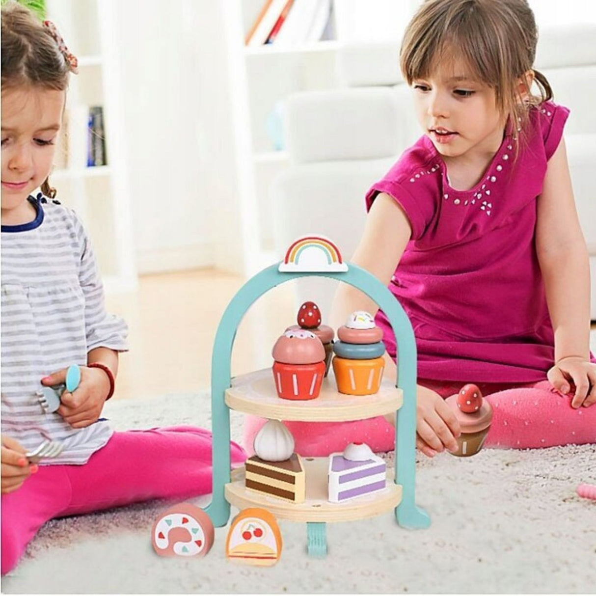 Certificări CE EN71 jucărie lemn Flippy Royal Afternoon Tea, produs sigur pentru copii 3 ani+