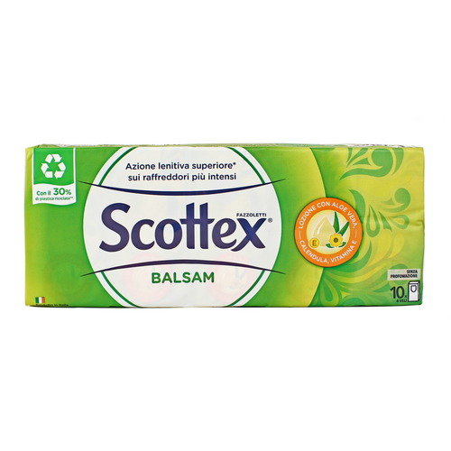 Bucăți de Hârtie SCOTTEX FAZZOLETTI TUTTI I GIORNI 4 VELI 10 PACCHETTI - Confortul zilnic
