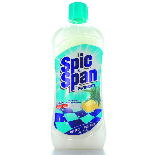 SPIC&SPAN - Pavimenti Talco e Fiori di Cotone 1000 ML - Curăță eficient