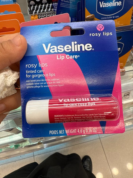 Balsam de buze Vaseline Lip Care Rosy Lips - 4.6 g - Hidratant și strălucitor