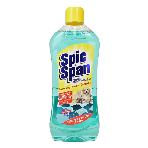 SPIC&SPAN - Pavimenti Talco e Fiori di Cotone 1000 ML - Curăță eficient