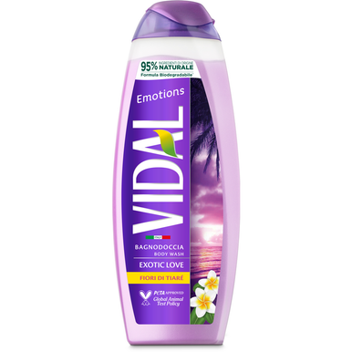 Bagnoschiuma VIDAL 500 ML Emoții Flori Tiaré - Relaxare și Răsfăț