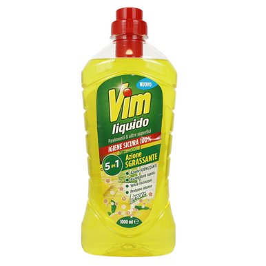 Detergent VIM 5in1 Sgrassante Limone 1000 ML - Curăță rapid și eficient