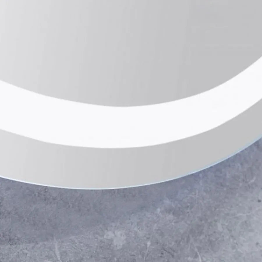 Oglinda Led Rotunda, 70Cm, Celeste Motionglow Marcello, Sistem Dezaburire, Ceas & Termometru - vivimall.ro