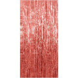 Perdea Franjurata, Vivimall, Model Decor Petrecere, pentru Fundal de Poze, Amenajare Colorata a Petrecerii, Dimensiune 100x200 cm, Rose Gold - vivimall.ro