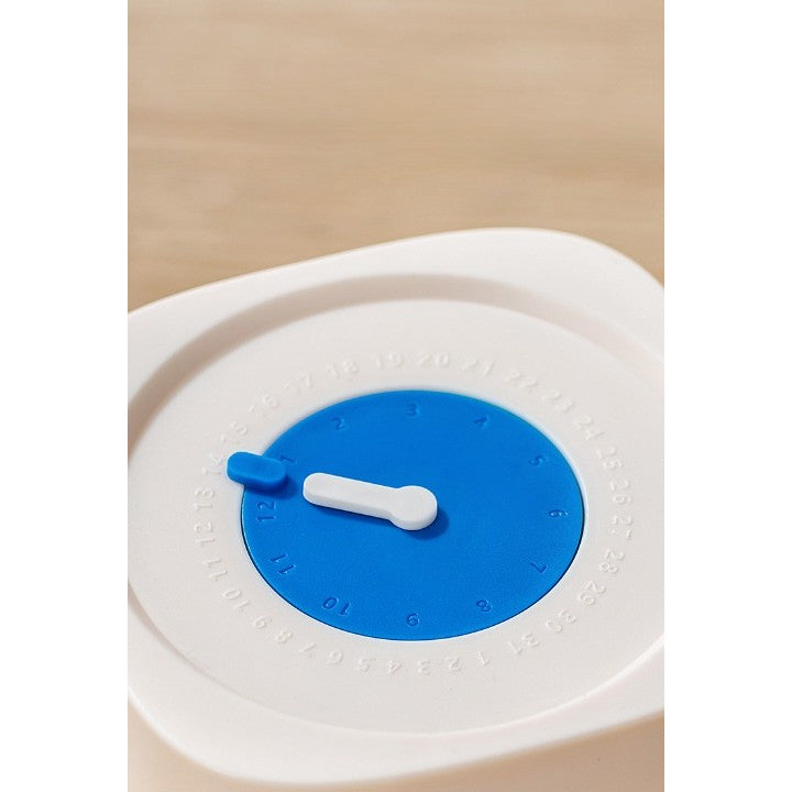 Borcan din Sticla de Inalta Calitate, Vivimall, Capac Ermetic, Uz Casnic, Depozitarea Condimentelor sau a Alimentelor Umede si Uscate, 1000 mL, 10x10x15.5 cm, Alb - vivimall.ro