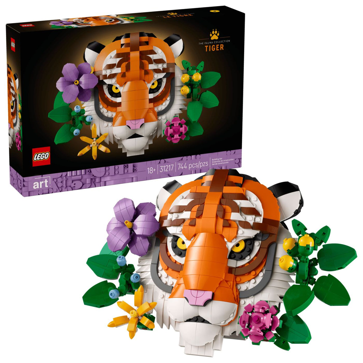 LEGO ART COLECTIA DE FAUNA TIGRU 31217