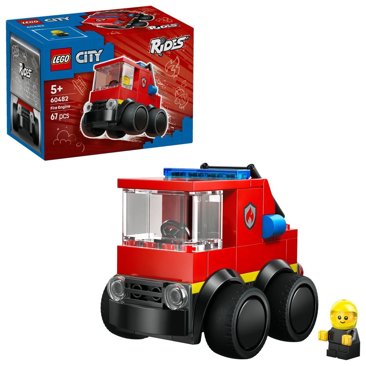 LEGO CITY VEHICULE CAMIONETA DE POMPIERI 60482