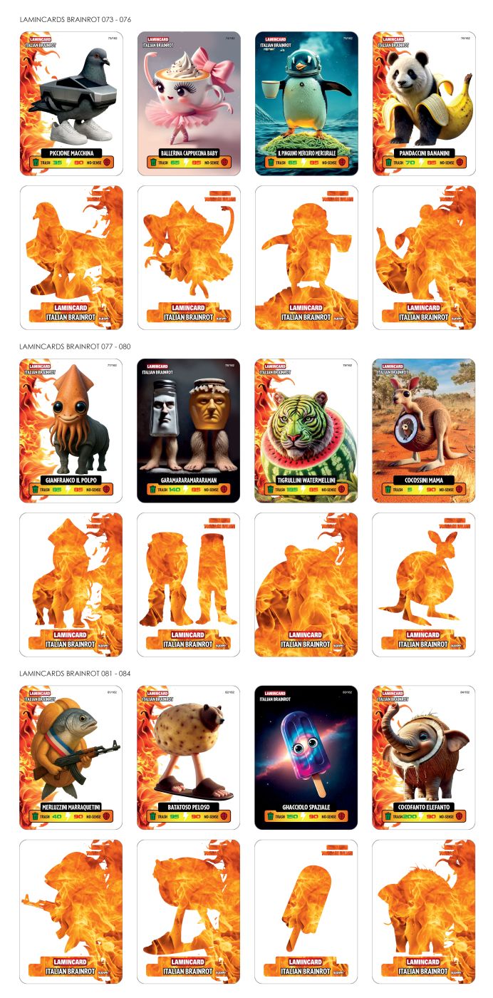 LAMINCARD ITALIAN BRAINROT