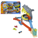 HOT WHEELS CITY PISTA DE CURSE PLAJA RECHINULUI CHOMP CU MASINUTA INCLUSA