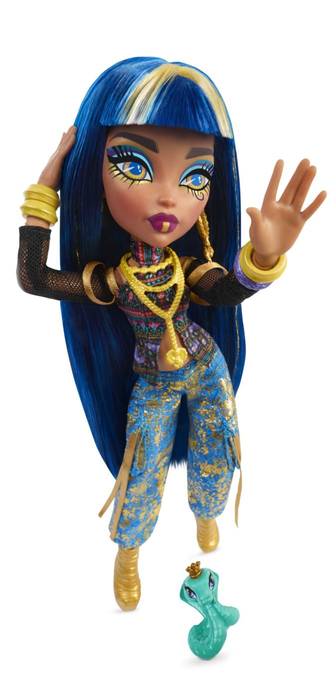 MONSTER HIGH PAPUSA CLEO DENILE CU ACCESORII