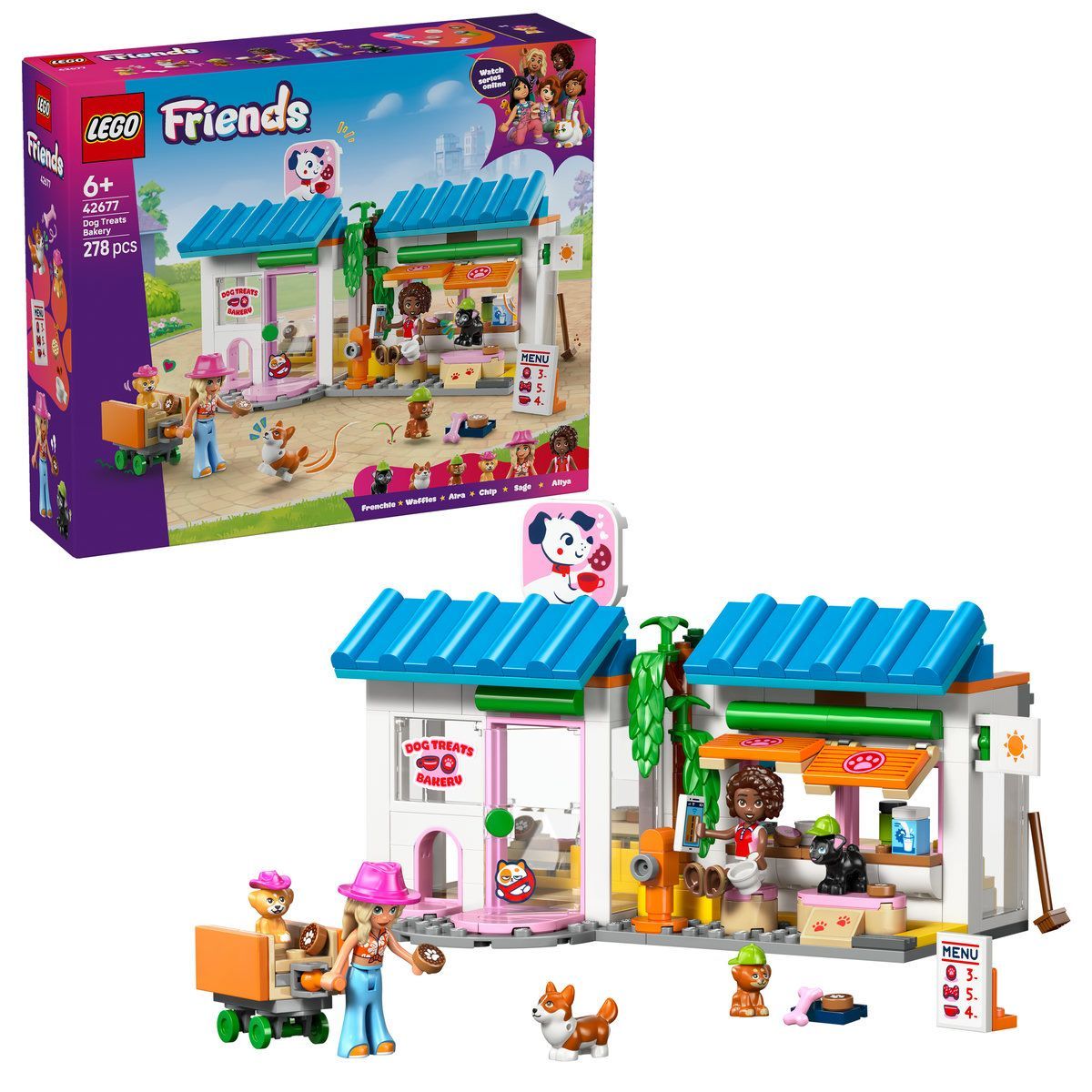 LEGO FIRENDS BRUTARIE CU BUNATATI PENTRU CAINI 42677