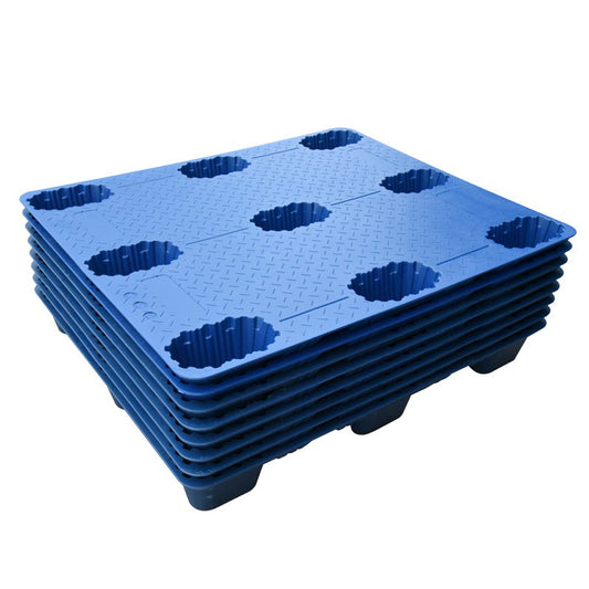 Palet turnat prin suflare cu noua picioare pentru Stivuitor, depozit de paleti logistici tampon din Plastic-Dimensiune: 1210 - vivimall.ro
