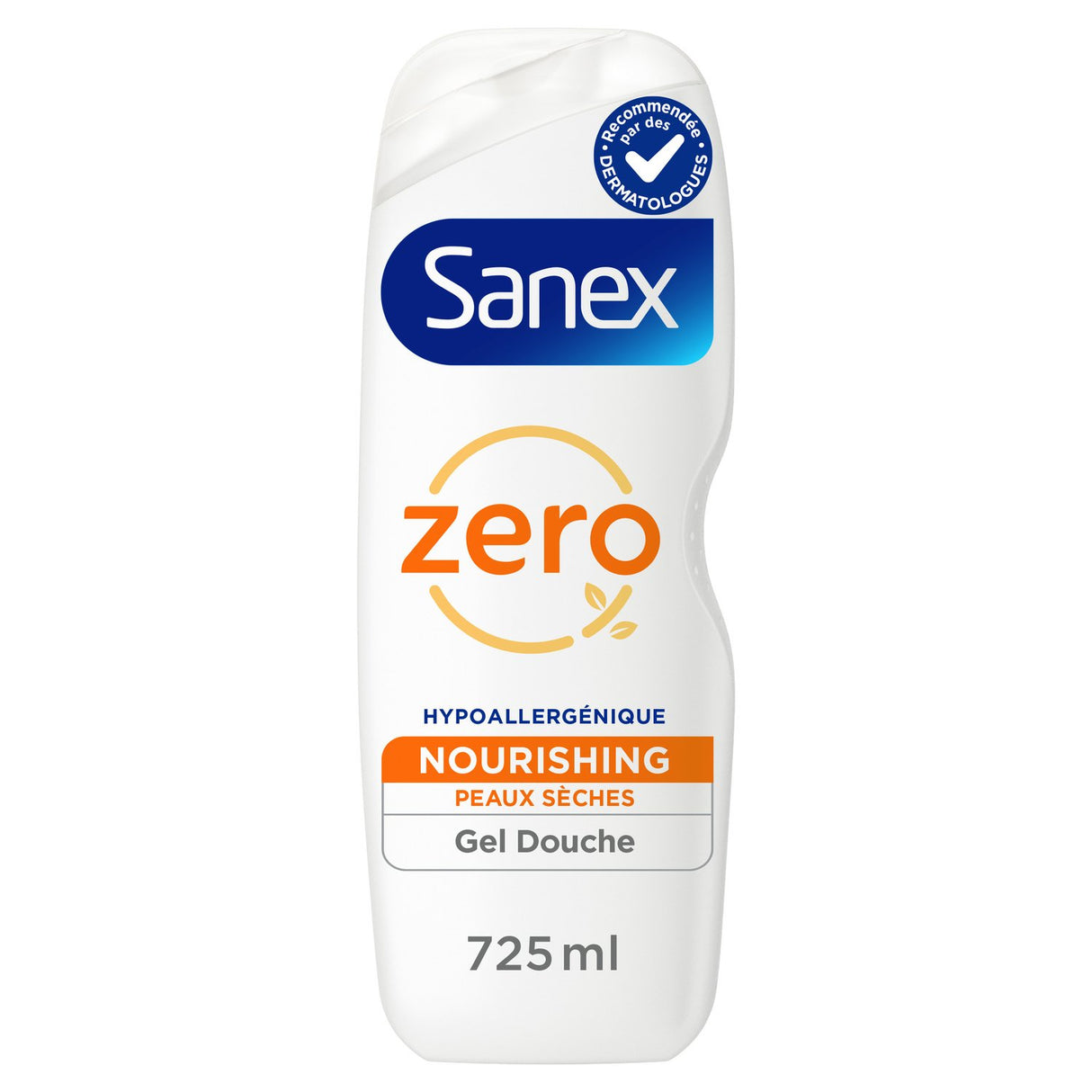 Gel de duş Sanex Zero% - 725ML - Hidratează pielea uscată